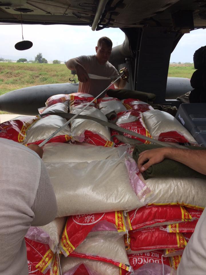 Food distribution after Hurricane Matthew. Source: Our Little Brothers Foundation