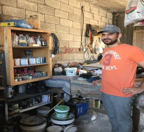 Rami Al Kharoubi, entrepreneur in Palestine. Source: Faten Palestine for Credit Development
