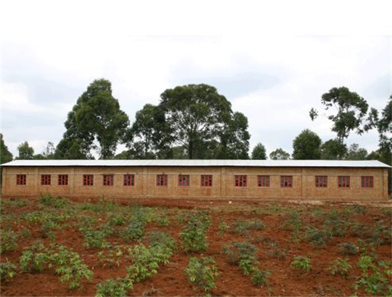 The school is located next to an orchard. Source: G3T Foundation