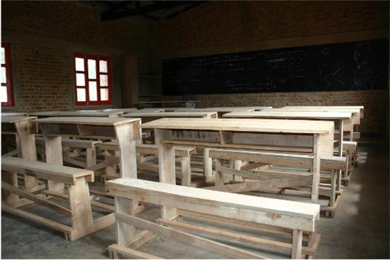 The classes, equipped to accommodate students. Source: G3T Foundation