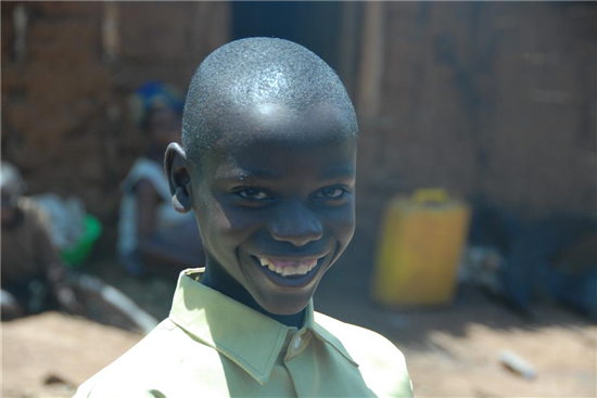 One of the sponsored boys in Rwanda. Source: Trust and Care