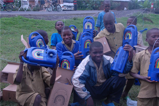 10,000 children will be able to access education in Rwanda. Source: Freeplay Foundation (now Lifeline Energy)