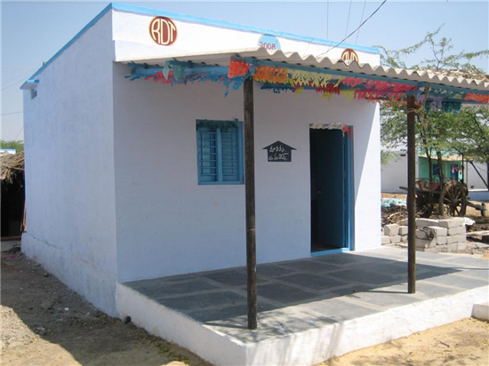 One of the 15 houses already completed. Source: Vicente Ferrer Foundation