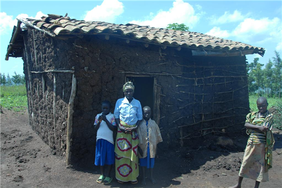 One of the beneficiary families of this project. Source: Trust and Care