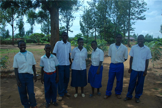 A group of young beneficiaries at school. Source: Trust and Care