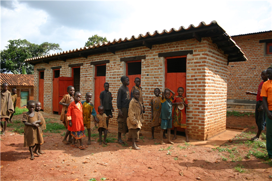 A block of six latrines was built. Source: G3T Foundation