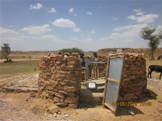 Exterior view of a well in the Seglamen region. Source: A Glimmer of Hope