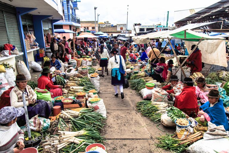 Women selling their produce in the local market. Source: NadyaRa