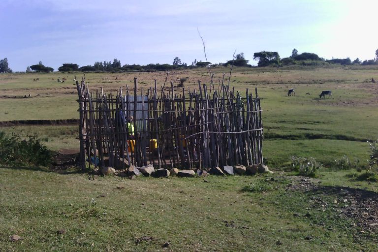 A well protected by a fence. Source: A Glimmer of Hope