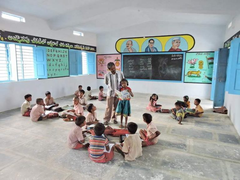 Children in the class. Source: Vicente Ferrer Foundation