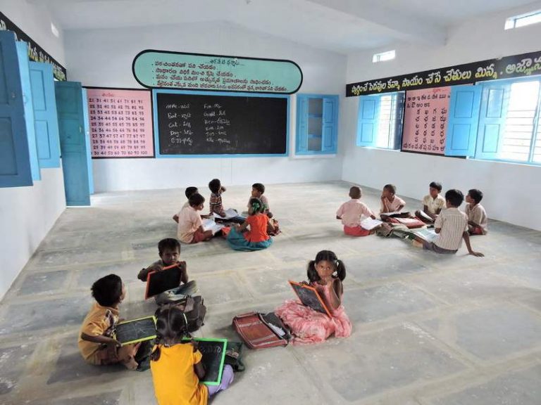 Children in the class. Source: Vicente Ferrer Foundation