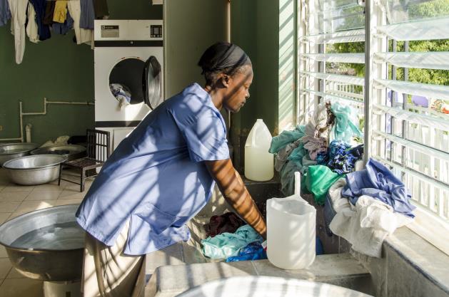 St. Damien hospital employee. Source: Our Little Brothers Foundation