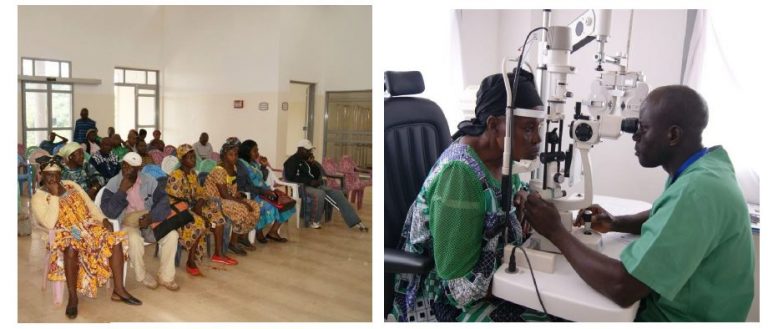 Patients at the MICEI in Yaoundé. Source: African Eye Foundation