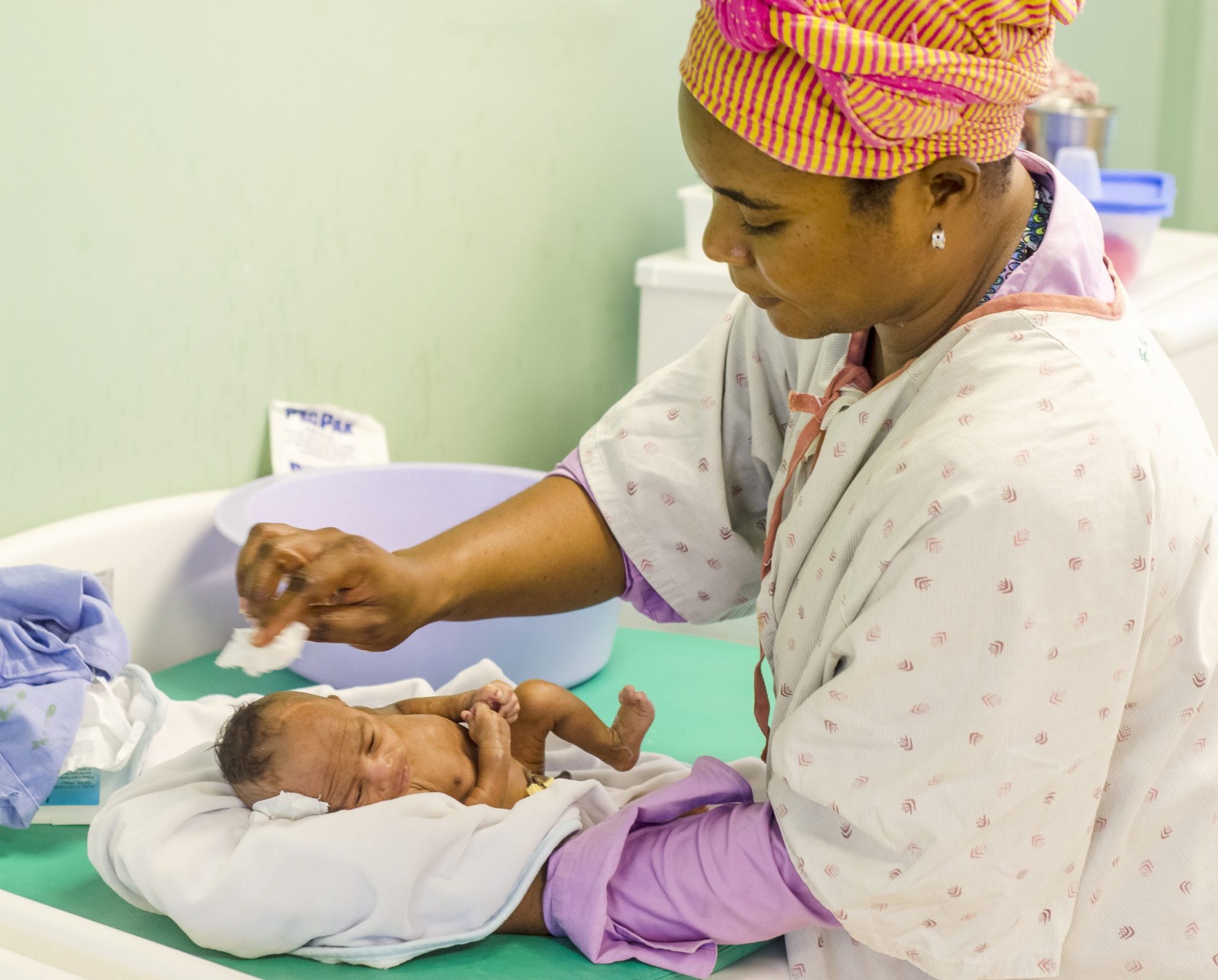 Patient receiving cures at St. Damien's Hospital. Source: Our Little Brothers Foundation