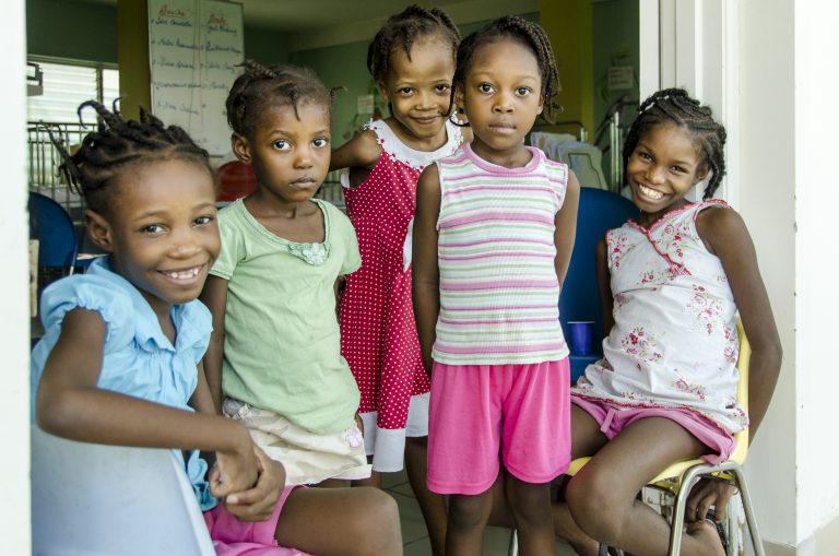 Group of patients at St. Damien's hospital. Source: Our Little Brothers Foundation