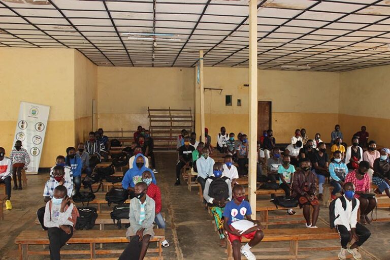 Students at the Burgesera school. Source: Trust and Care