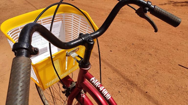 Bicycle provided by Amigos de Rimkieta. Source: Amigos de Rimkieta