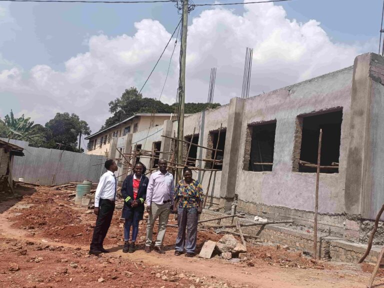 Theatre and training room in construction. Source: Nurture Africa