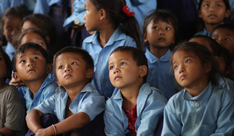 Students listening in class. Source: Bahadur Social Project