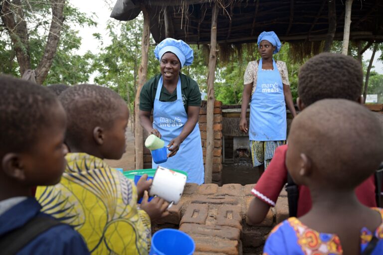 Tafika Primary school volunteer. Source: Mary's Meals