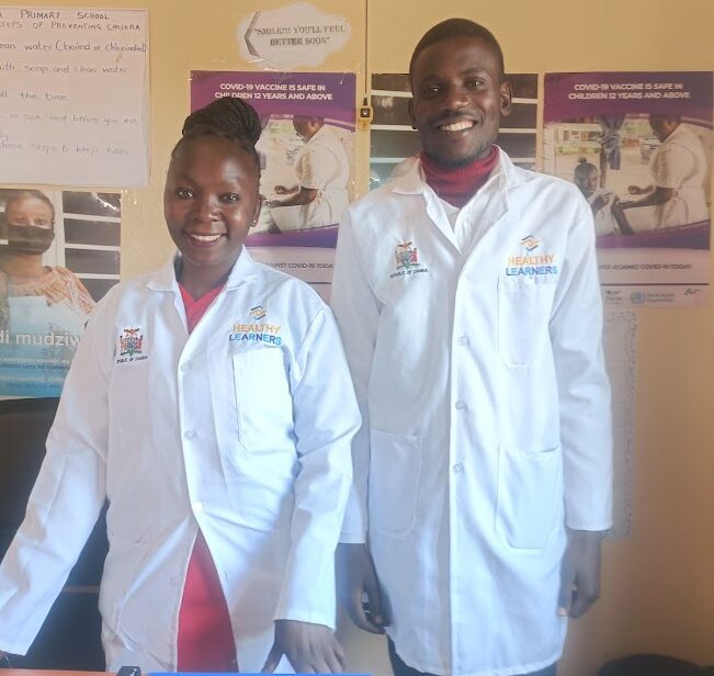 Health professionals at Katandala School. Source: Healthy learners