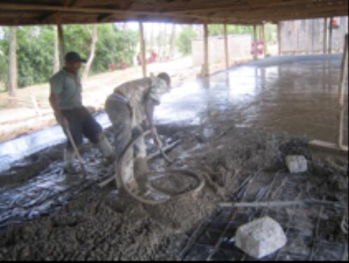 Construcción de la nueva escuela. Fuente: The Nobelity Project